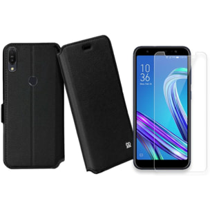 Pack IBROZ ZenFone Max ProM1 Etui + Verre trempé