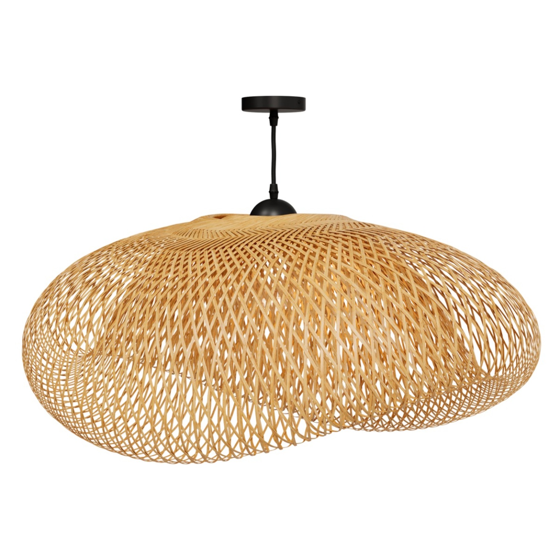 Suspension en bambou naturel D88 cm - Anya