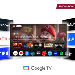 Passerelle multimédia THOMSON 245 Box 4K avec Google TV