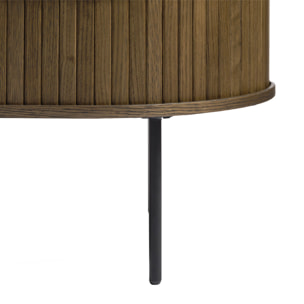 Buffet bois hêtre 3 portes amalfi 144x46cm