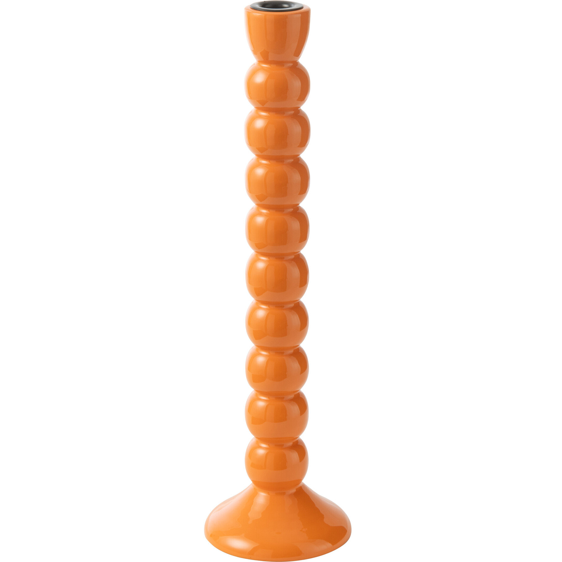 J-Line chandelier - bois de manguier - orange