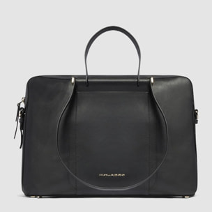 Piquadro Leather women's laptop bag 15,6