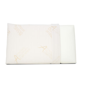 Guanciale Memory Foam Modello Saponetta con Federa Rame Cuscino Sfoderabile, Traspirante e Morbido