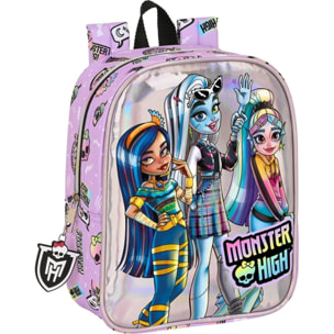 Mochila guarderia adapt.carro monster high "best boos"