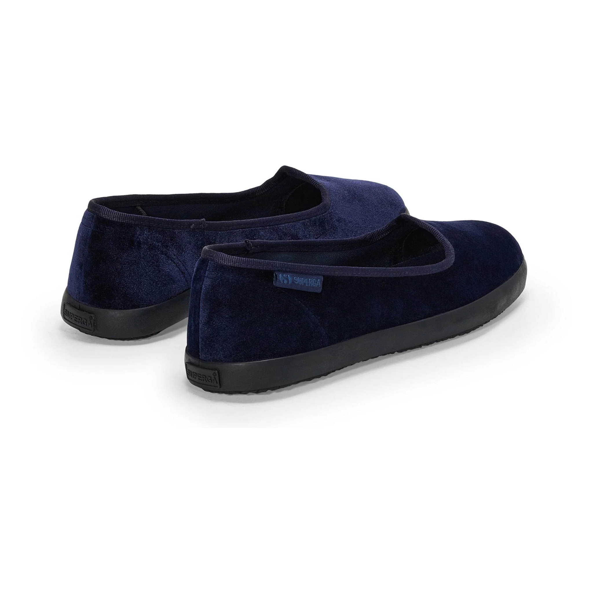 Superga - Ballerine Donna Nero - 2441 VELVET BALLERINA