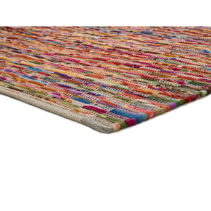 REUNITE Alfombra de firas recicladas multicolor, varias medidas disponibles