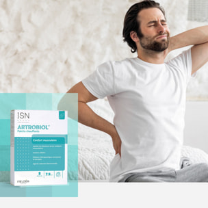 ISN - Artrobiol Patchs Chauffants - Aide à soulager les douleurs et tensions musculaires - Agents thermoactifs - Action chauffante 8h - Dispositif Médical - Etui 8 patchs