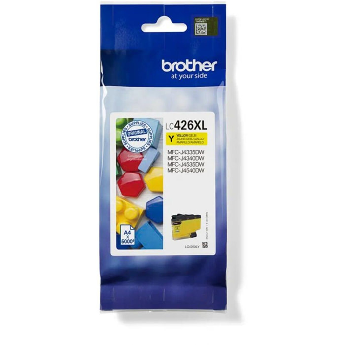 Cartouche d'encre BROTHER Originale LC426 XL Jaune (Yellow) Haute Capacité - LC426XLY