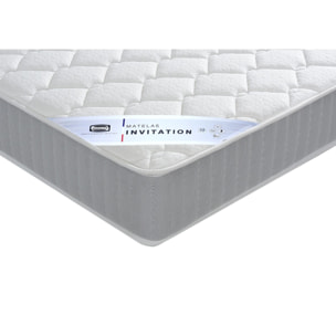 Matelas 90x190, ressort ensachés, ferme, H23