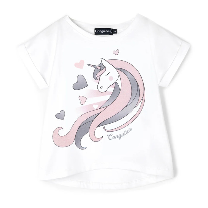 Conguitos - T-shirt a maniche corte casual stampata