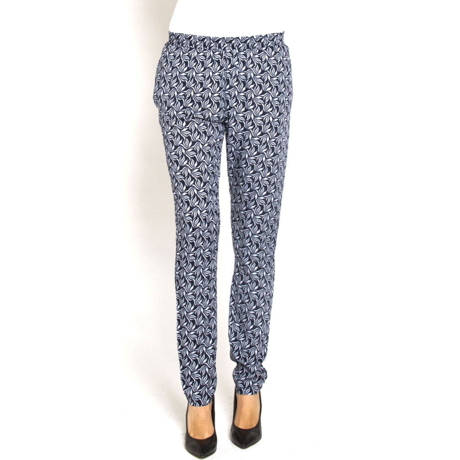 PANTALONE FLUIDO. MOD T771. Vita regolare e gamba regolare