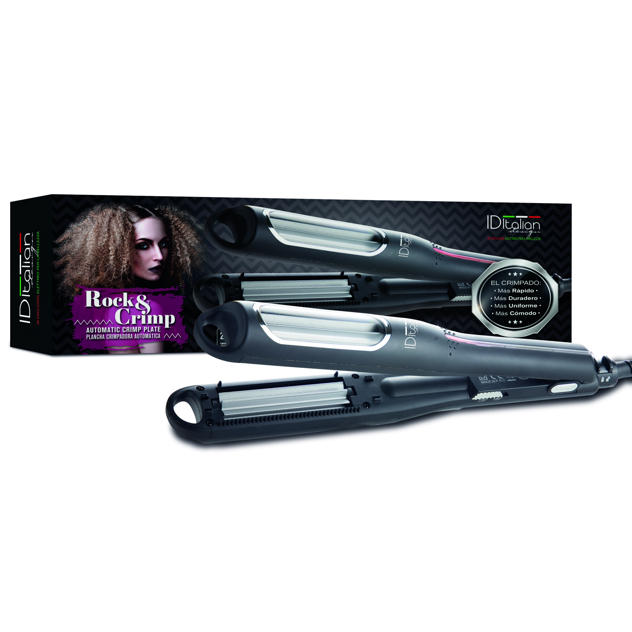 crimping hair iron italian design