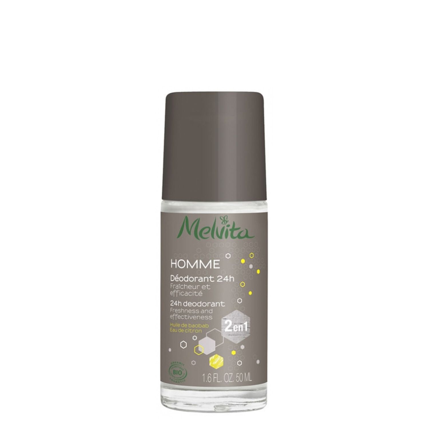 Déodorant Homme Bio - Fraicheur & Efficacité 50 ml