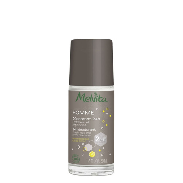 Déodorant Homme Bio - Fraicheur & Efficacité 50 ml