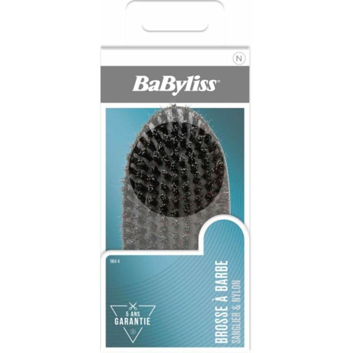Brosse à barbe BABYLISS cheveux & barbe mixte