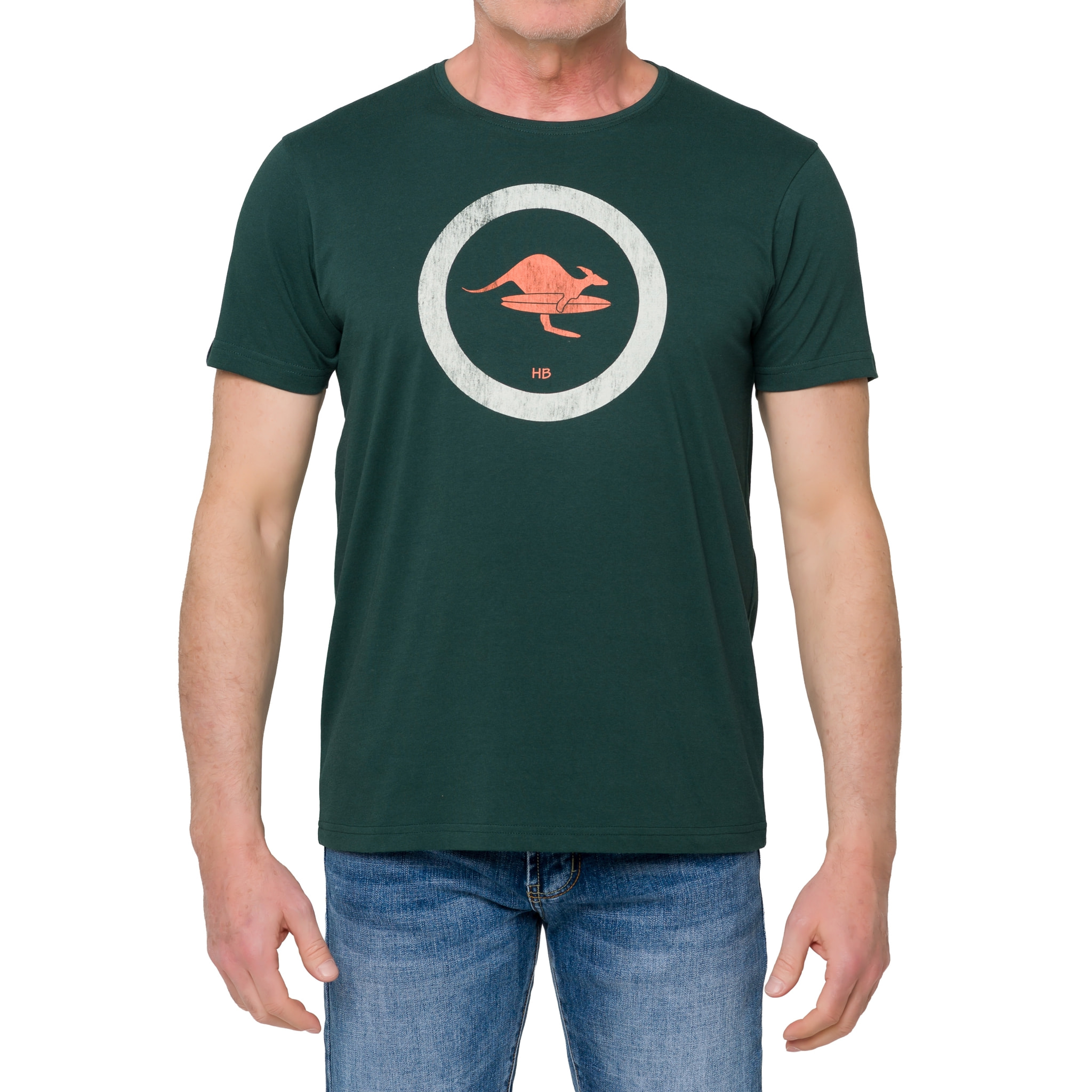 T-shirt in cotone 150 gr Hot Buttered Kailua Verde