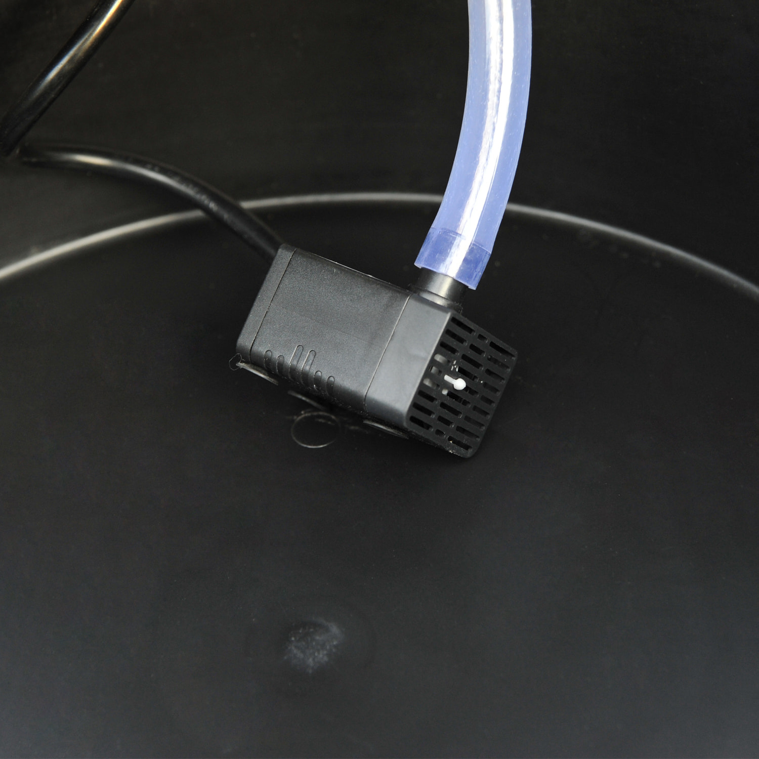 Fuente de Agua de Madera Fuente de Jardín en Cascada de 2 Niveles con Bomba Eléctrica y Salida de Agua Ajustable para Decoración Patio Terraza 44,5x44,5x58,5 cm Natural