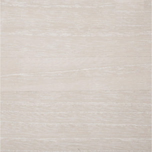 Aparador práctico y elegante con 2 puertas en madera blanca/l. 80 x p. 34,5 x h. 85 cm