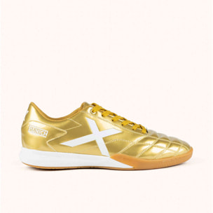MUNICH M39 03 Zapatillas urbanas de inspiración futsal en acabado metalizado