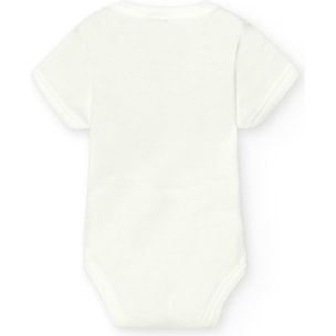 Body bebé manga corta hombro abierto