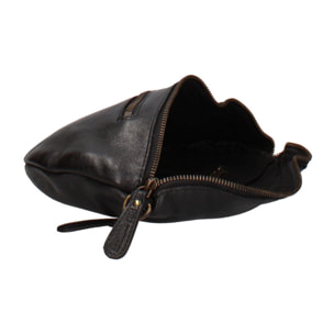 Borsa a tracolla  da uomo In Vera pelle Made in Italy 25x24x4 cm