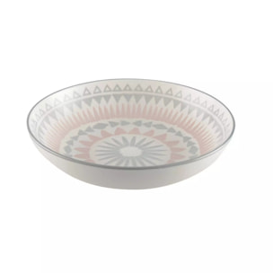 Lot de 6 ASSIETTE CREUSE ROSE - COACHELLA
