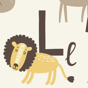 Affiche enfant klmno Affiche sous cadre noir