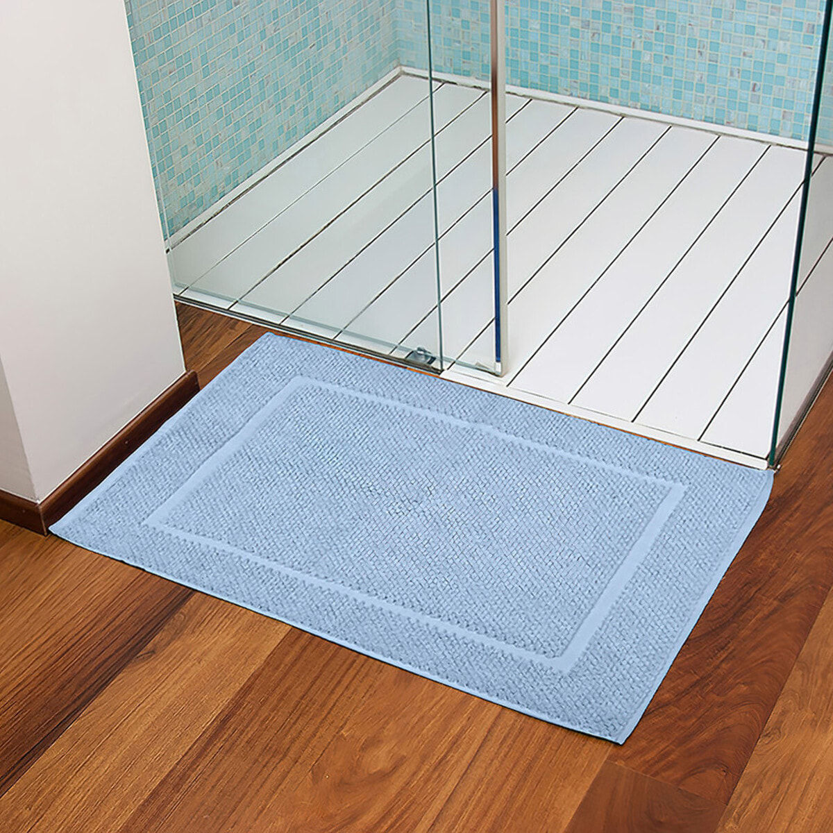 TAPPETO BICHICCO 50x70 , in cotone, Morbido al tatto