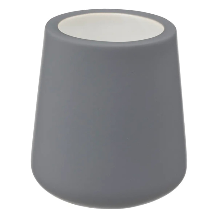 Brosse WC céramique "Colorama" gris béton