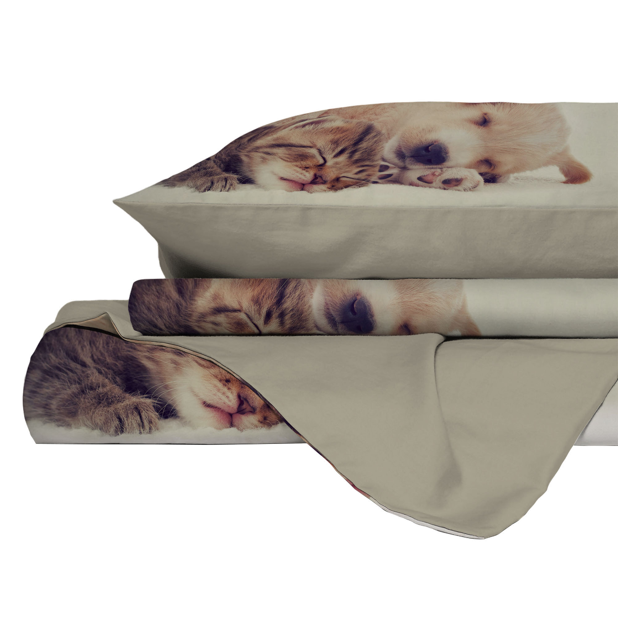 PARURE COPRIPIUMINO GOODNIGHT - STAMPA DIGITALE 100% Microfibra