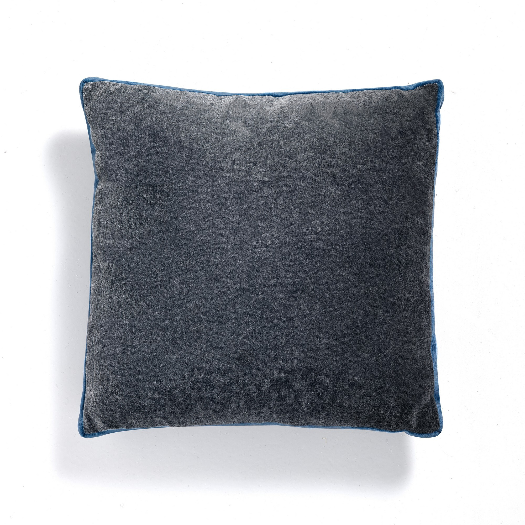 ORESTELUCHETTA Cuscino VELVET GREY & BLUE