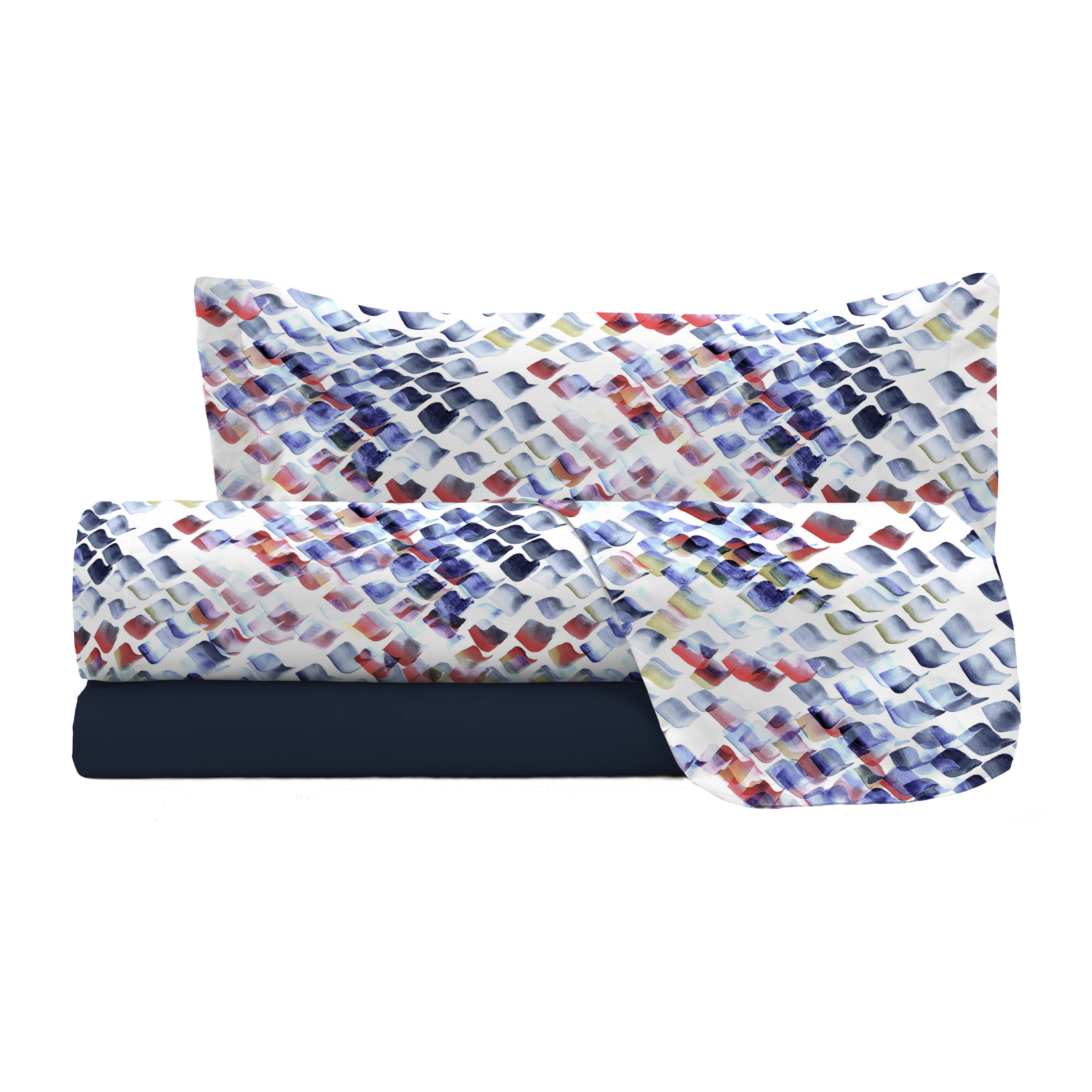 COMPLETO LETTO FASHION, 100% Microfibra, No Stiro - LENA