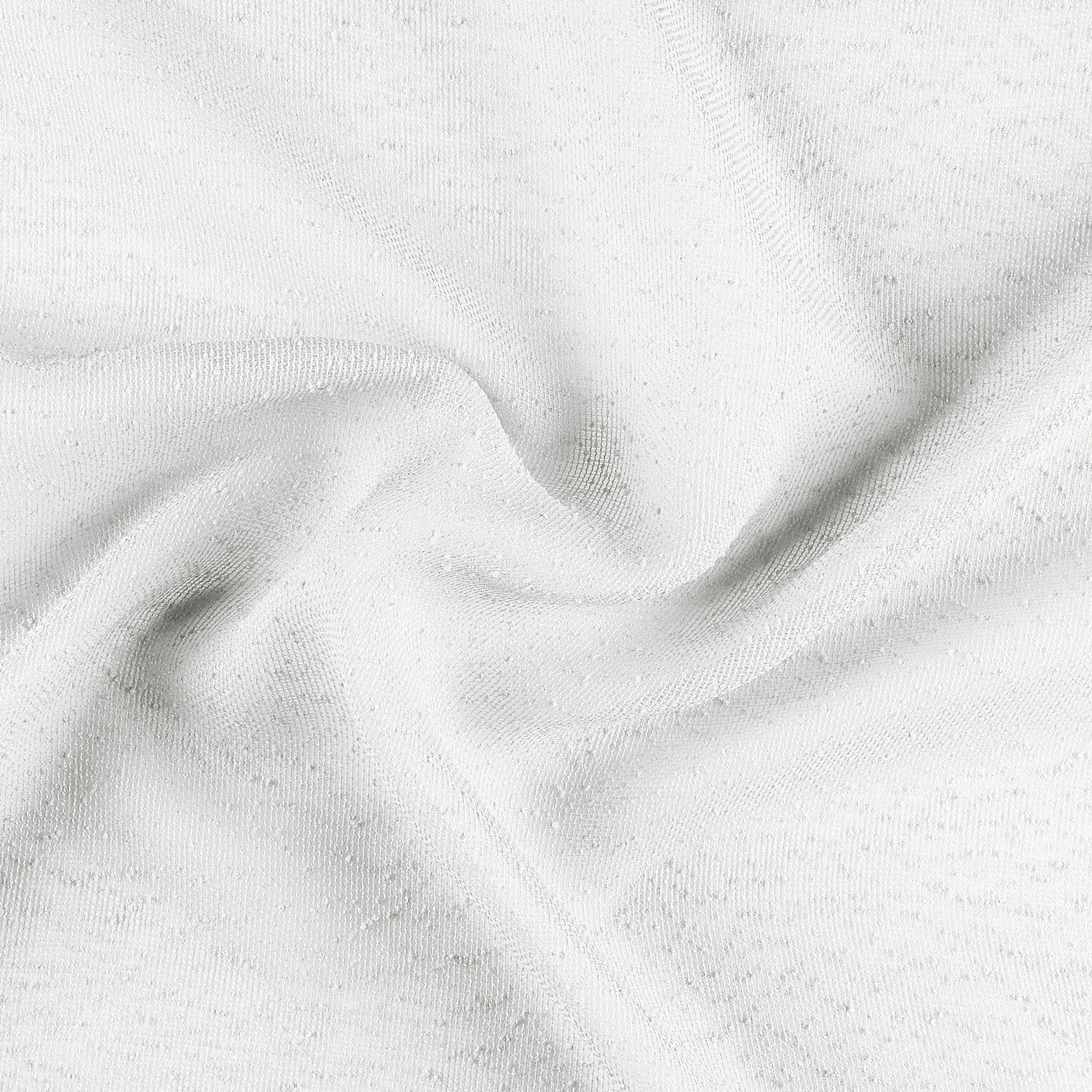 Voilage à Galon Fronceur  - Effet Bouclé - Blanc