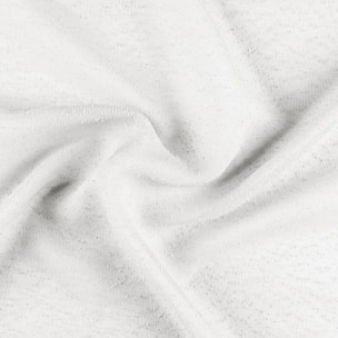Voilage à Galon Fronceur  - Effet Bouclé - Blanc