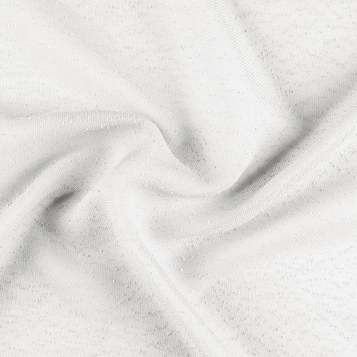 Voilage à Galon Fronceur  - Effet Bouclé - Blanc