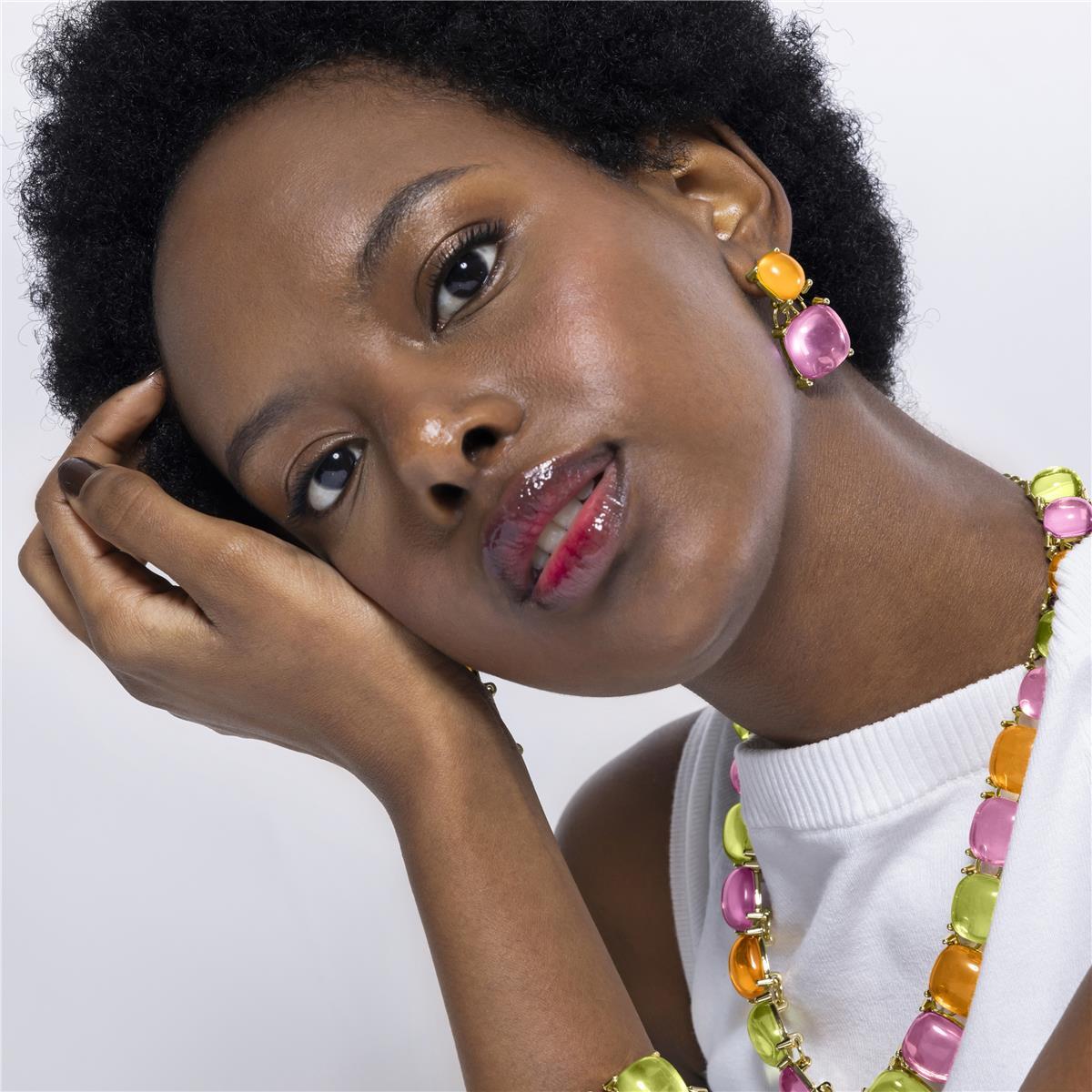 Pendientes Lux by Lux acabadoss en oro amarillo 18k