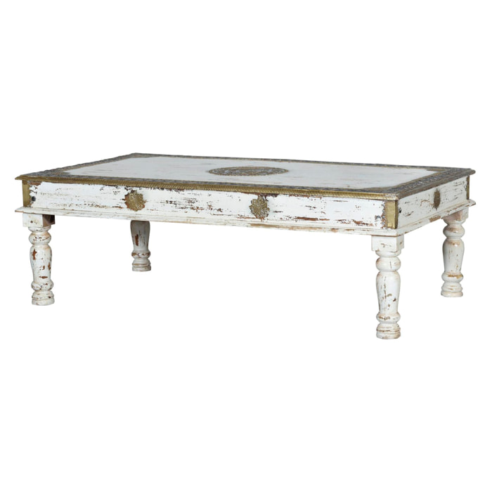 Mesa de centro - madera de mango - 140x80x45cm