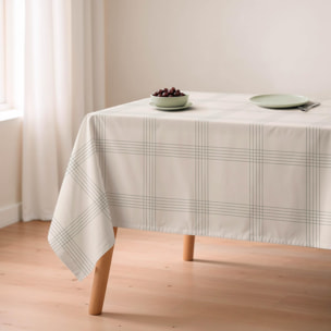 Nappe anti-taches OTTO BEIGE - en 100 % coton