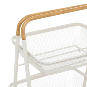 Desserte à roulettes "Mayaj" 3 niveaux 48x41,5cm