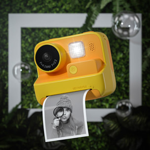 Fotocamera digitale K27 con foto da 40mpx e video FHD per bambini. Stampa istantanea delle tue foto preferite. Con flash.