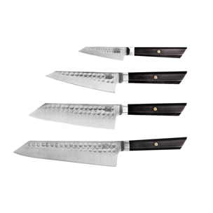 Set complet de couteaux (4 pièces) - Collection Bunka