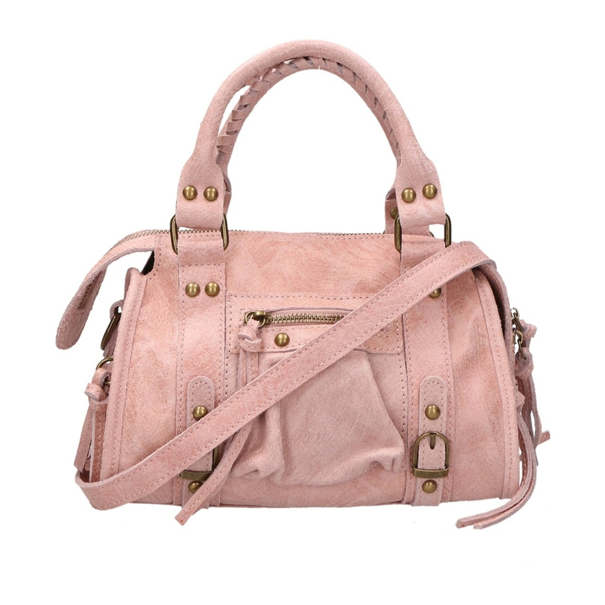 Borsa a spalla da donna - Modello Erisia - Vera pelle - 25.0 x 15.0 x 10.0 cm