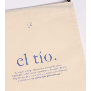 Bolsa tela regalo "Tío Definición"