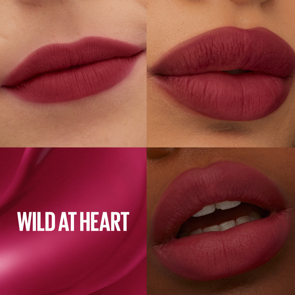 Maybelline New York Superstay Teddy Tint Blush à lèvres liquide fini mat fondu 50 WILD AT HEART