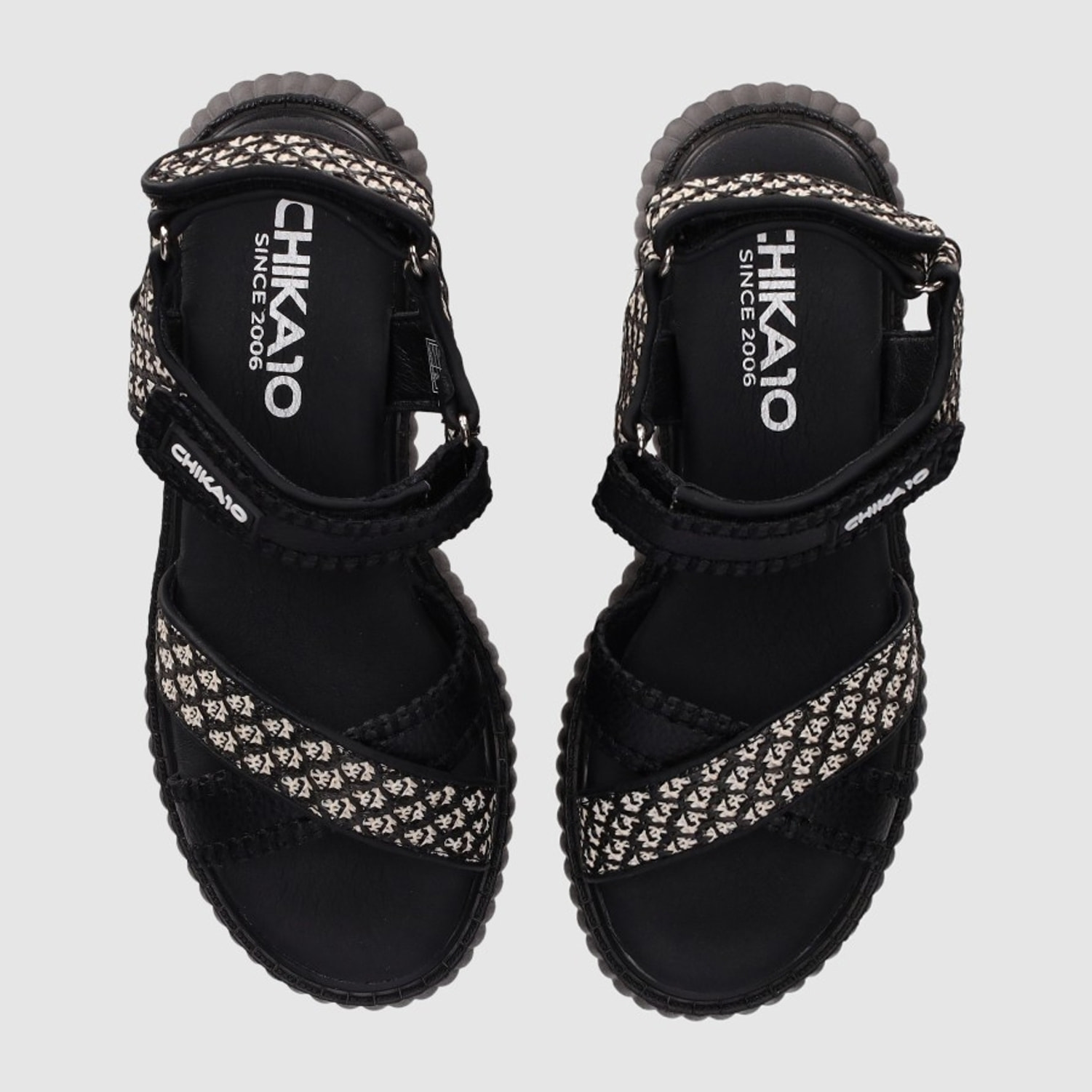 Sandalias - Negro - Tacón: 5 cm