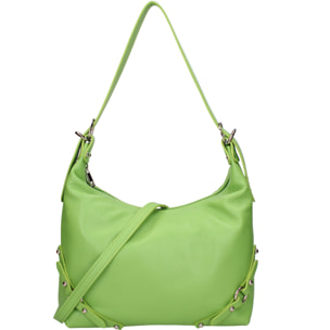 Borsa a spalla da donna In Vera pelle Made in Italy 30x30x9 cm