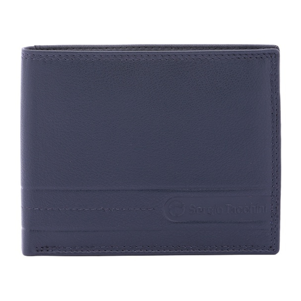 Portafoglio uomo in vera pelle - Modello False - Artigianale - 10.0 x 12.5 x 2.0 cm