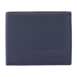 Portafoglio uomo in vera pelle - Modello False - Artigianale - 10.0 x 12.5 x 2.0 cm