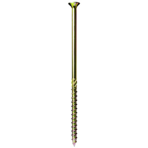Vis charpente tête fraisée T40 8x140 zingué bichromaté FISSAGI - Boite de 50 - 92014