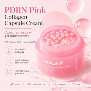 Crema facial PDRN Pink Collagen Capsule Cream Medicube 55 g